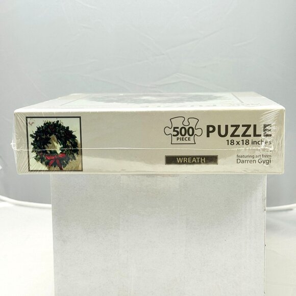 Sullivans Darren Gygi 500 Piece Wreath Puzzle 18x18 Jigsaw Art Home Collection - Picture 4 of 5